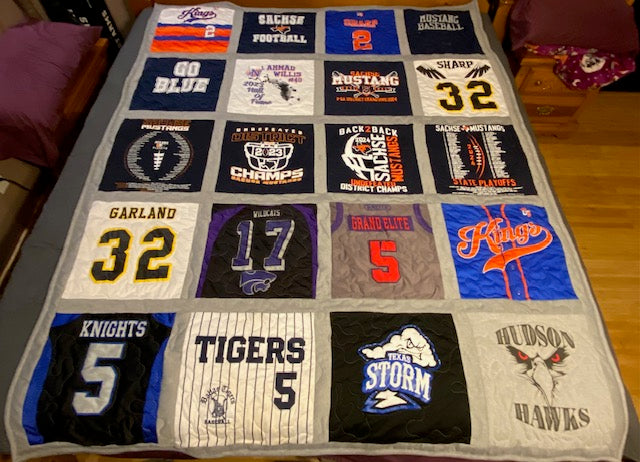 12" T-shirt Quilt