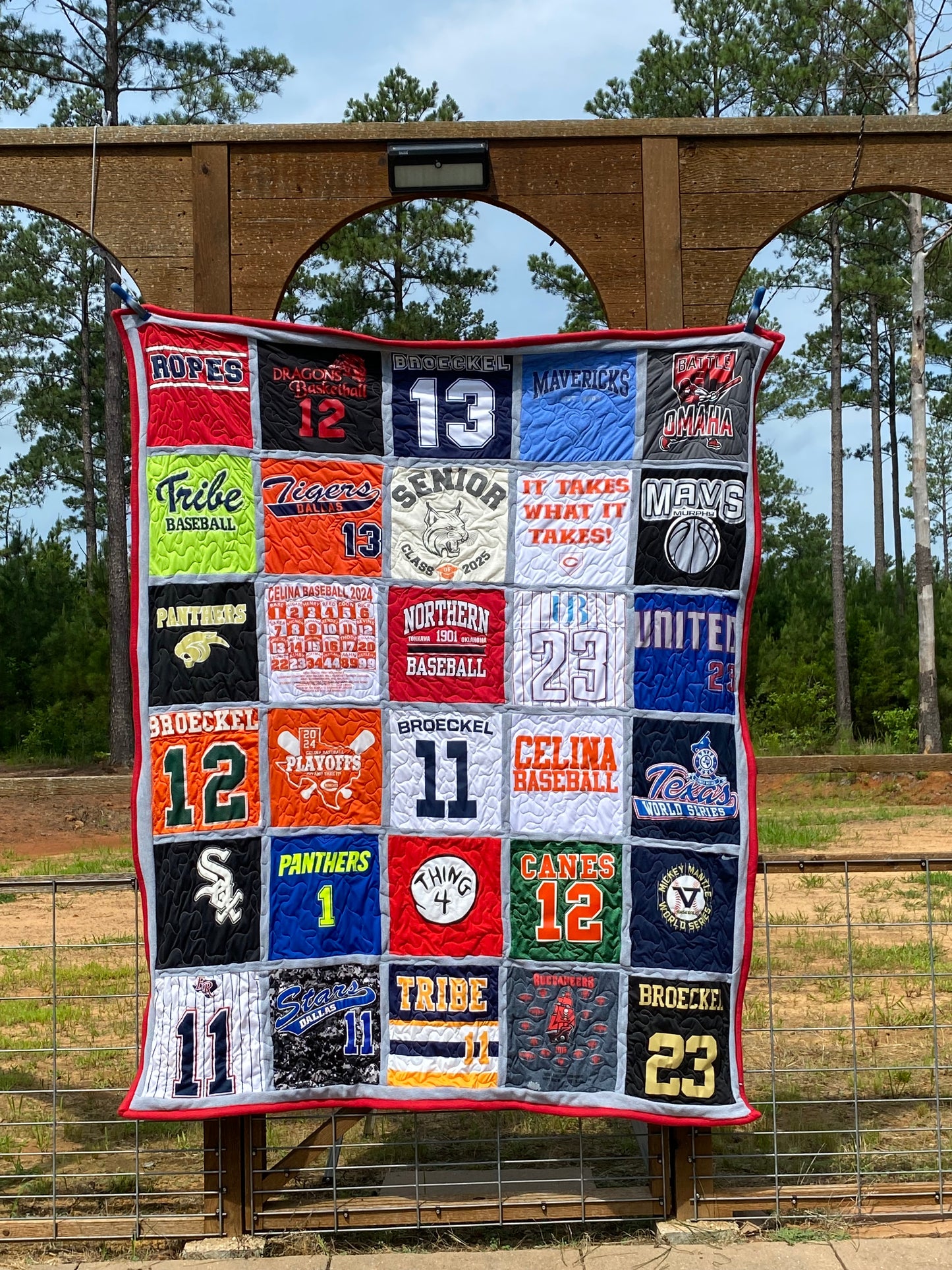 12" T-shirt Quilt