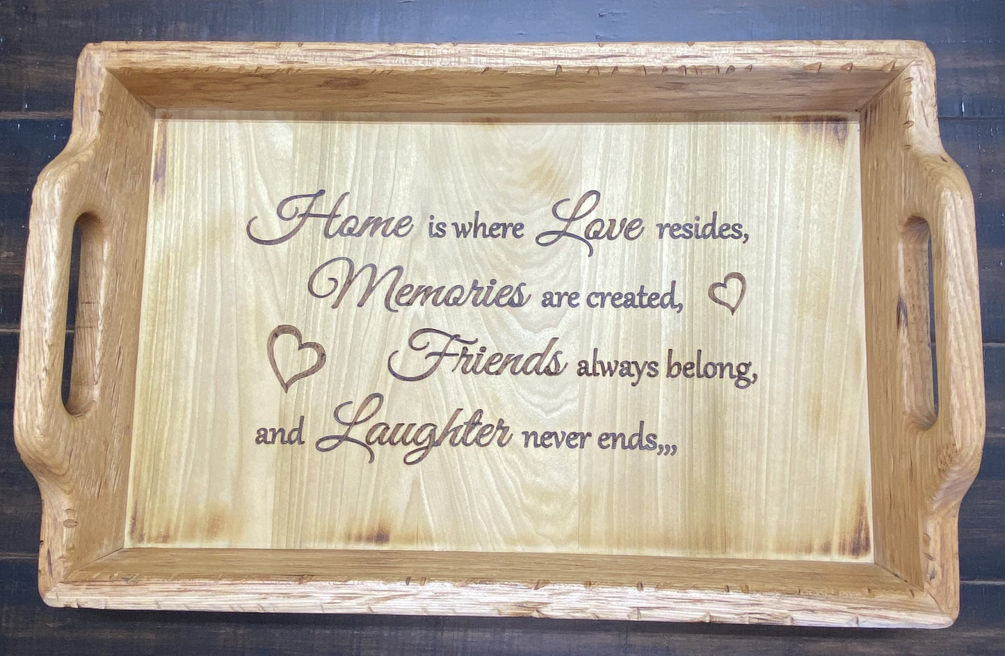 Serving Tray, Home is where Love Resides