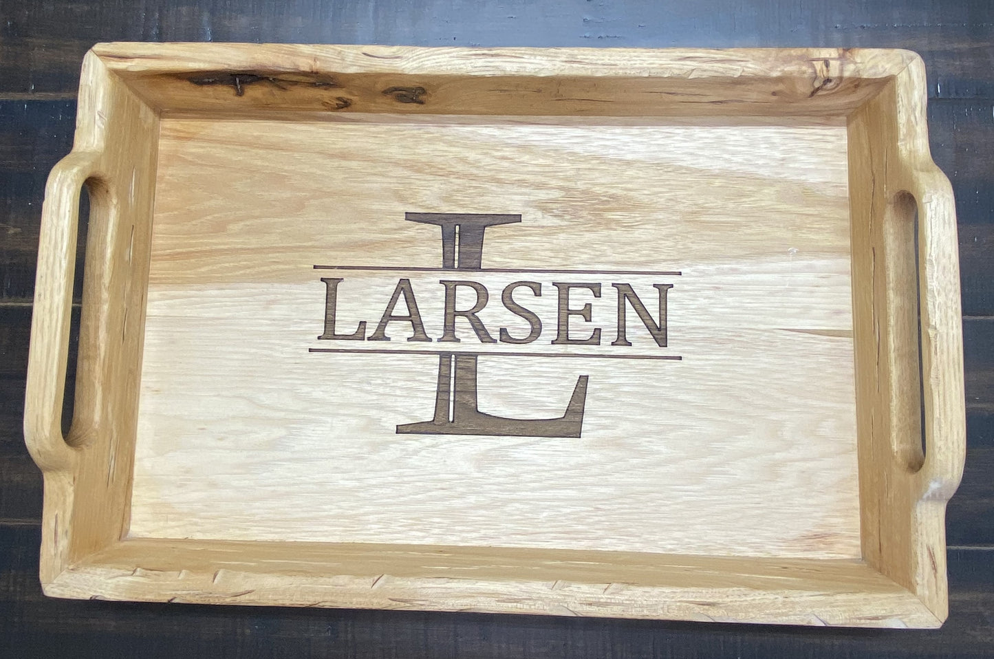 Serving Tray With Monogram