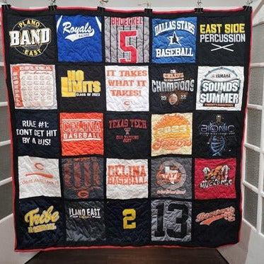 12" T-shirt Quilt