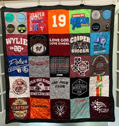 12" T-shirt Quilt