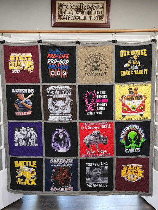 15" (Large Square) T-shirt Quilt