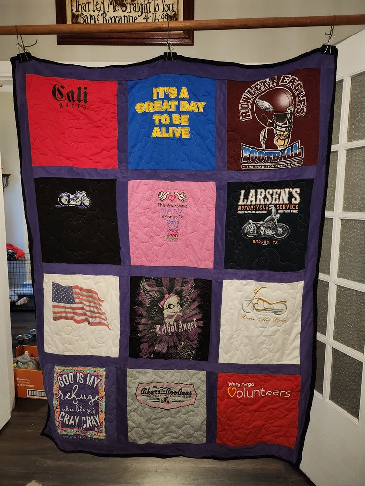 15" (Large Square) T-shirt Quilt