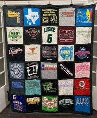 12" T-shirt Quilt