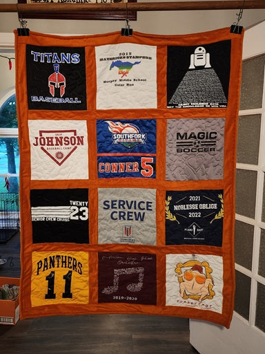 12" T-shirt Quilt