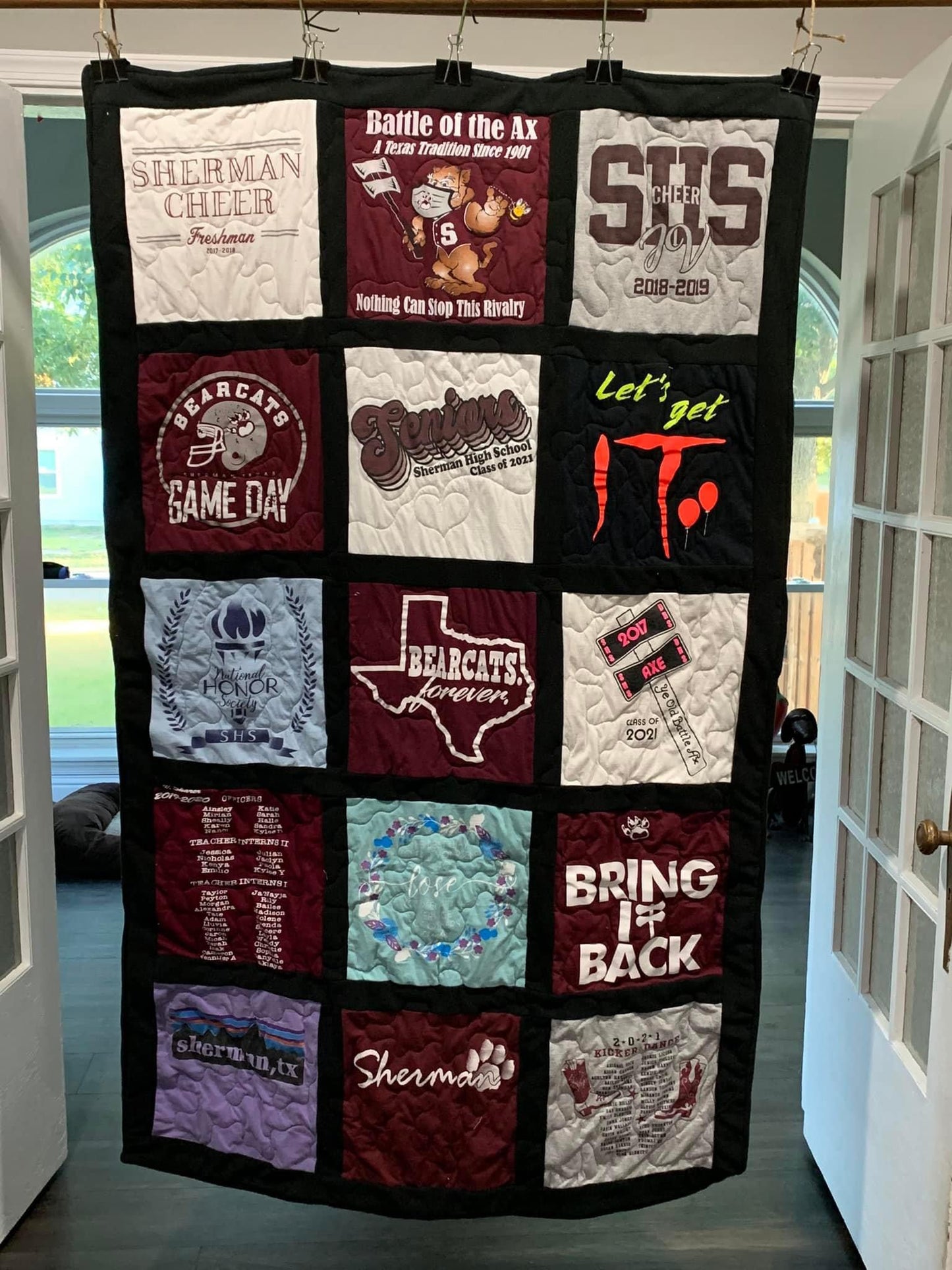 12" T-shirt Quilt
