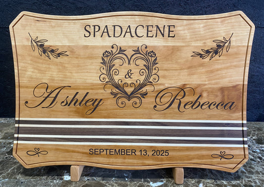 Wedding Charcuterie Board w/Stand