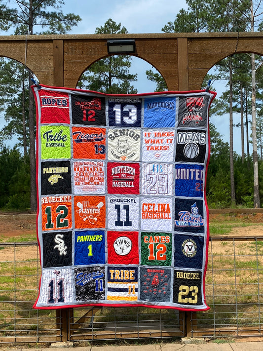 12" T-shirt Quilt