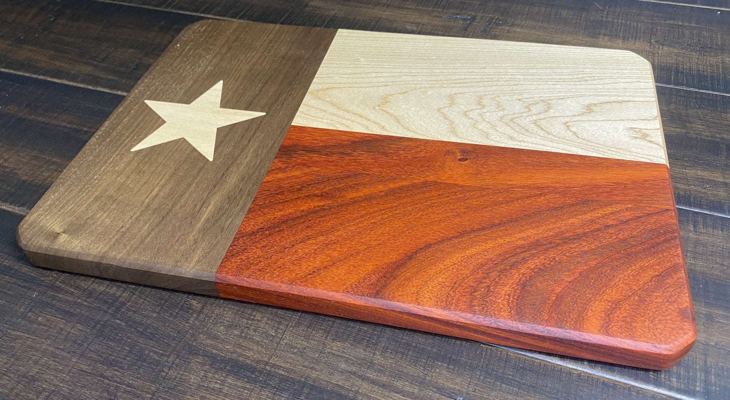 Texas Flag Cutting Board