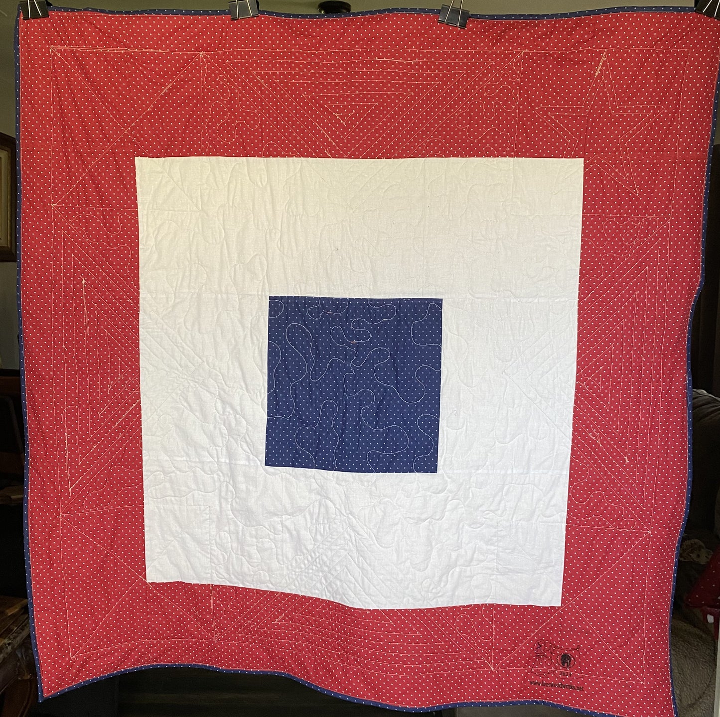 Patriotic Hidden Star Quilt