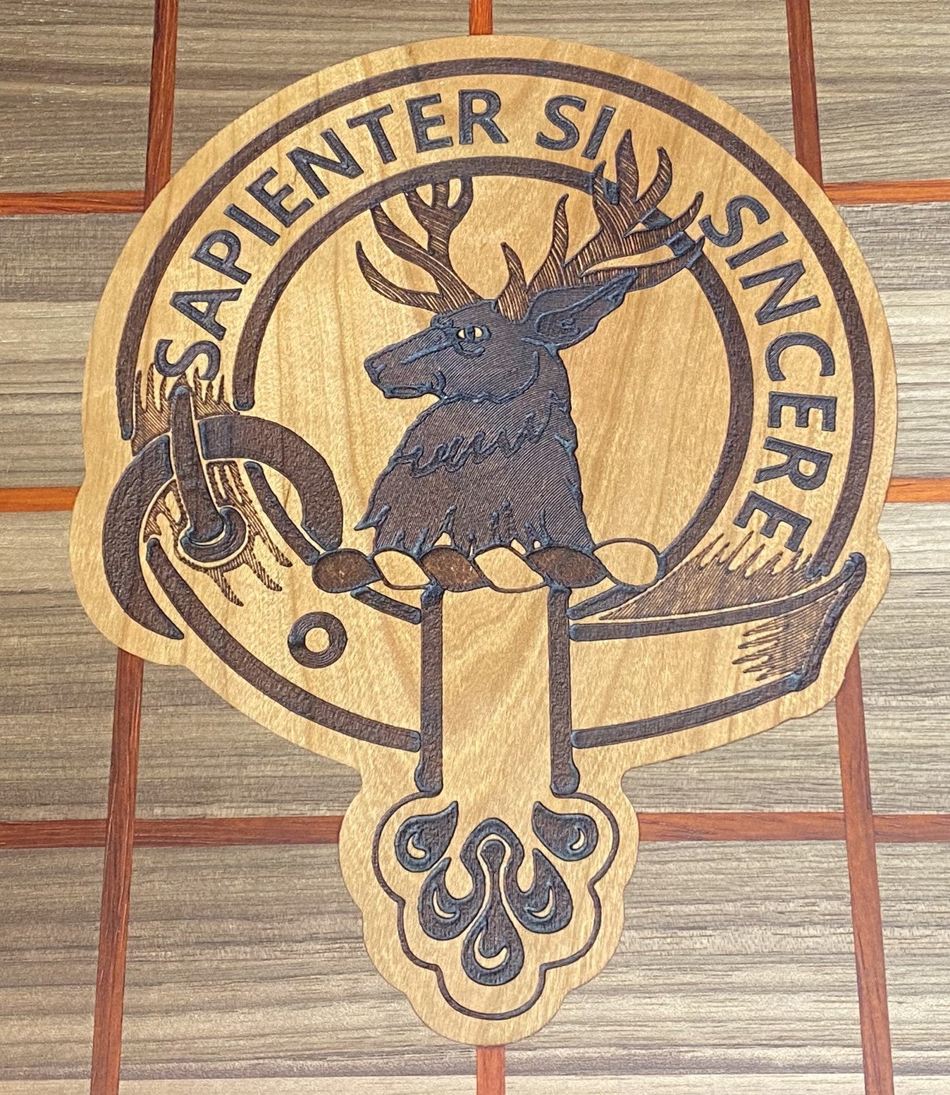 Family Crest Cutting Board